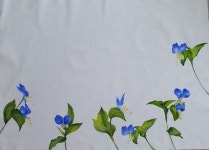 달개비 꽃 천아트에 있는 명숙 김님의 핀 | 꽃, 수채화 꽃, 꽃그림