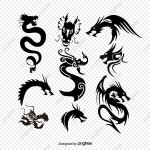 문신 벡터 재료, 문신 벡터, 패션, 벡터 PNG 및 벡터 에 대한 무료 다운로드 | 용 문신 디자인, 용 문신, 문신