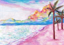 landscape painting - 일러스트레이션, 파인아트 - 2020 | 그리기 아이디어, 일러스트레이션, 그림