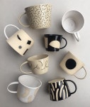 @hannahbould on Instagram: “New mugs and jugs in my shop hannahbould.com ✌️” | 도자기머그, 도기, 도자기 디자인