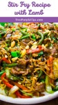 Easy Stir Fry Recipe with Lamb and Veggies in 2022 | Lamb recipes, Recipes, Easy stir fry recipes