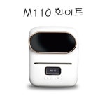 비앤에스 블루투스 미니 라벨프린터 M110 휴대용 바코드출력 라벨기 농놀 다꾸, M110화이트