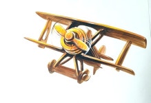 [나무비행기/개체표현]나무비행기 빠르게그리기