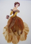 Pin by 진숙 김 on moda damas | Flower petal art, Flower art, Pressed flower crafts