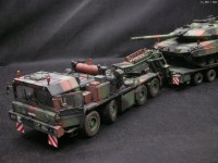 1/35FAUN SLT56 TANK TRANSPORTER & German Leopard 2 A6EX tank (트럼펫,하비보스) | 트럼펫