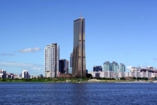 The 63 Building (Hangul: 63 빌딩 or 육삼 빌딩), officially... Han River in Seoul, South Korea. It was S…(이미지 포함) | 빌딩