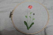 야생화 자수- 민들레 | 야생화, 꽃