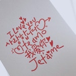 Instagram의 캘리그라피 / 손끝님: “#레터프레스 #두유프레스 에서 제작한... 