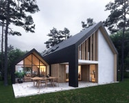 Pavilion house, Dusan Vukcevic ArtStation - Pavilion house, Dusan Vukcevic | 호텔 디자인 건축, 모던 홈 디자인, 주택 건축물