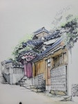 Seoul.... old Town Seoul.... old Town | 어반 아트, 성경 예술, 조경 그림