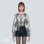 R2 Knit Cardigan V2_R2 니트 가디건 V2_여자 의상 | Sims4 Marigold R2 Knit Cardigan V2_R2 니트 가디건 V2_여자 의상 | Sims4 Marigold... 