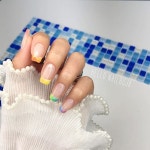 Pictures) -  #믿고받는_안녕네일보자 손이 따뜻할때는 화이트... 밤에는 야광인거 안비밀ㅋㅋ    < 네일요금… (With images)... 