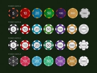 casino chips에 있는 黃 筠茜님의 핀