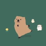 Instagram의 초원의 나무(grassland_tree)님: “나 잡아바라” - 2020 | 귀여운 동물 그림, 귀여운 그림, 동물 그림