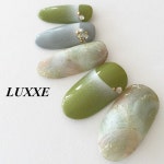 LUXXE Nail on Instagram: “＃nail#Nail#LUXXE#ラグゼ#ネイル... 젤네일#네일#네일… | ネイル スカルプ, 夏ネイル, ジェルネイル