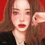 🍑그림 그리는 숩🍑 on Instagram: “요즘 메컵 잘 안 하는데 메컵 뽐뿌오게 만드는 언니,,으흠흠흠🎶 사람 얼굴 그리면서 이렇게 재밌어... 