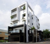 town house에 있는 Bjh님의 핀 | 현대식 건물, 건축 디자인, 모던 건축