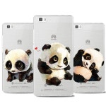 대한 p7 p8 라이트 p9 case 귀여운 팬더 하드 pc 다시 커버 fundas huawei p8 lite case 2017 새로운 도착 coque huawei P9 | 커버