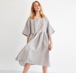HANA Smock Linen Dress / Loose Washed Linen Dress / Women Linen Summer Dress / Maternity Dress | 원피스, 패션, 바느질