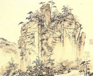 단원절세보첩 중, 단양 사인암 | Korean art, Korean painting, Art