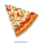 Pin by 엄태성 on 더피자랩 | Food clipart, Food illustrations, Pizza art