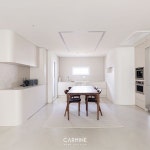 킨텍스 꿈에그린 주방디자인 모서리굴리기 상부장없이테라조벽마... #kitchendesign#kitchens#homeinterior#제작가구#주방#주방인테리어#테라조... 