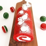 베이킹수업 #크리스마스 #원데이클래스 #아라리오브네 #디저트 #케익 #케이크 #롤케익 #레드벨벳 #빨강 #달다구리 #먹스타그램… 」