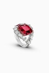 Ruby and diamond ring in white gold by de Grisogono(이미지 포함) | 반지