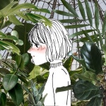 @0hye__d  #illustration #그림 #나무 #포토샵 #식물 #녹색 #화원 #식물원 #green | 그림, 포토샵, 식물