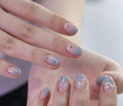 UNISTELLA TREND NAIL /유니스텔라_네일 on Instagram: “Gray... unistellanails #nails #design #유니스텔라 #네일 #디자인”