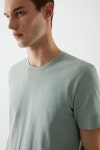 브러쉬드 코튼 티셔츠(39000)-2 | 티셔츠