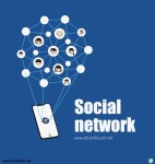 소셜네트워크 일러스트 ai 무료다운로드 free Social network vector -  Urbanbrush - 2020 | 소셜 네트워크, 배너, 웹디자인