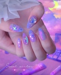 Pin page 송파네일/잠실네일/오금동네일/앙네일/24시네일 on Instagram: ✨️UNIVERSE🌙 NAIL✨️  ㅤㅤㅤㅤㅤㅤㅤ몽환네일... 