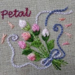 #프랑스자수#꽃자수#petalstitch#stitches#헬렌정선생님의도안