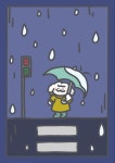 루디에 있는 이솜이님의 핀 | 비, 횡단보도