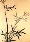 Pin page (Korea) Bamboo(죽), Folding Screens by Gang Se-hwang (1713- 1791). 68.9× 48.3cm… | 쉬운 꽃 그림, 대나무, 소 그림