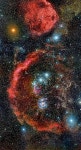 stellar nurseries in Orion the Hunter lie at the edge of a giant molecular cloud some 1,500 light-years away. | 우주, 은하