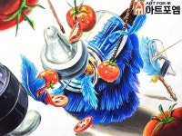 먼지나요디자인 | 먼지털이개 젖병 토마토 기초디자인