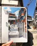 Urban sketch of Itaewon. . . . #드로잉 #펜드로잉 #그림 #그림그리기 #여행드로잉 #어반스케치… | Instagram