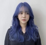 사파이어블루 사파이어블루 | 헤어스타일, 머리