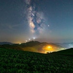 피드가 너무  배추밭 미리내. . . . ㄷㄷㄷ 하루 갔다 왔는데 말이죠. 너무나도 많이 찍어서 올려도 올려도 끝이 없… | 은하수, 캐논