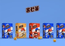 홈런볼 40주년 기념 패키지 리디자인 - JIMIN YOON