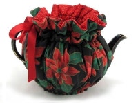 Thistledown Theemuts Pointsettia 2 kops | 퀼트, 자수