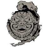 OnTheGround_01-02 / 귀면문수막새(Ghost Face Tile for Roof) / 통일신라시대( Ancient Korea - Unified Silla Period)