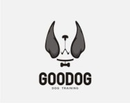 Goodog Logo design - Logo suitable for a dog training company, or any other dog related businesses. Appealing and trendy design!... 
