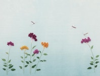 . . #야생화자수_그림이되다 中 #맨드라미 . .(이미지 포함) | 자수
