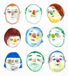 #illustration #cesgenslà #people #pattern | 미술 스케치북, 인물화, 재미있는 그림