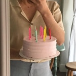 Pin page 초많이많이 케이크❣️ - - #모드에 #modue | Cake, Confections, Birthday candles