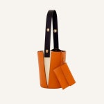 Mini Lorna - Leather Pannier Bucket Bag | Danse Lente | 가죽공예