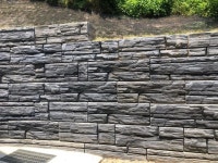 design/RECON WALL/korea/school/경관옹벽/이노블록/옹벽/설계/리콘월/ 리콘/보강토/한부초등학교/중력식/성토부/절토부